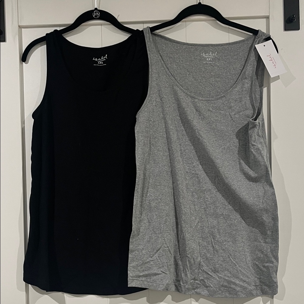 Isabel Maternity Tank Tops XXL